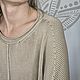  Вязаная кофта оверсайз "Песок вне линий". Кофты. Knit_Style. Ярмарка Мастеров.  Фото №6