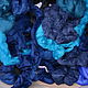 Набор синей шерсти (DHG, Италия) 0,66 кг. Шерсть. WOOL4FELT. Интернет-магазин Ярмарка Мастеров.  Фото №2