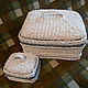 Wicker boxes in a marine style, Storage Box, Moscow,  Фото №1