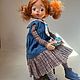 Кукла ручной работы. Будуарная кукла. Рыбачка Соня. Интерьерная кукла. Larsen.dolls. Ярмарка Мастеров.  Фото №4