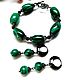 Malachite bracelet and earrings, Jewelry Sets, Moscow,  Фото №1