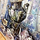 Order Painted tiles for kitchen Apron 'At the samovar'. ArtFlera (artflera). Livemaster. . Pictures Фото №3