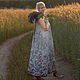 Vestido largo de lino, Sundresses, Baranovichi,  Фото №1