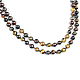 Long beads of stones: Falcon, tiger and bull's eye. Beads2. naturalkavni. My Livemaster. Фото №5