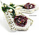 Заказать Серьги Pleasure Swarovski. Айшат Алимурзаева (aishat-beads). Ярмарка Мастеров. . Серьги классические Фото №3