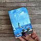 Cover of ' House by the Sea'. Passport cover. Ludmila Krishtal. Online shopping on My Livemaster.  Фото №2