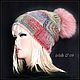Шапка "AZTECA 81" (шапка , шапка вязаная, шапка). Шапки. Ирина(shvilinka.knit). Интернет-магазин Ярмарка Мастеров.  Фото №2