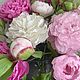 Заказать Букет пионов из холодного фарфора. EXCLUSIVE BOUQUET. Ярмарка Мастеров. . Букеты Фото №3