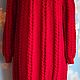 Knitted dress 'Red', Dresses, Penza,  Фото №1