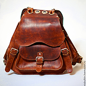 Сумки и аксессуары handmade. Livemaster - original item Backpack genuine leather. Handmade.