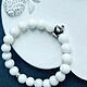 Perfume bracelet, white coral, silver. Bead bracelet. PANDA Stories Store. Online shopping on My Livemaster.  Фото №2