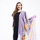 Iris палантин ручной росписи. Палантины. BatikStyle. Ярмарка Мастеров.  Фото №6