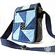 Bag Tablet Messenger Bag Postman Shoulder Bag Denim, Crossbody bag, Gelendzhik,  Фото №1