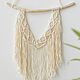 Заказать Панно макраме бежевого цвета. Love.macrame.decor. Ярмарка Мастеров. . Панно макраме Фото №3