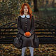 Vestido de lino con bordados de otoño, Dresses, Tver,  Фото №1