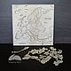 Puzzle ' Map Of Europe'. Puzzle. chudesalesa. My Livemaster. Фото №4