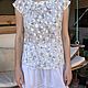 Summer blouse ' Delicate color». Blouses. Living ECO clothing. My Livemaster. Фото №5