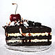 Мыло Вишня в шоколаде ручной работы в подарок торт сладость, Мыло, Москва,  Фото №1