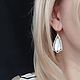 Винтаж: KENDRA SCOTT Серьги швензы лунные. Серьги винтажные. ХХ Век Ольга. Интернет-магазин Ярмарка Мастеров.  Фото №2
