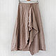Luxury linen skirt in boho style. Skirts. etnoart (etnoart). Online shopping on My Livemaster.  Фото №2