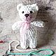 Белый плюшевый медвежонок, Мягкие игрушки, Краснодар,  Фото №1