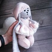 Куклы и игрушки handmade. Livemaster - original item the year of the rabbit: The bunny is gray, handmade, height 27 cm. Handmade.
