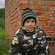Заказать Полосатая шапка. Viera. Ярмарка Мастеров. . Шапки Фото №3