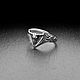Кольцо Череп Быка. Кольца. AlexFox Jewelry. Интернет-магазин Ярмарка Мастеров.  Фото №2