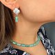 Колье из амазонита. Колье. Katerina Moroz accessories for you (katerinamoroz). Ярмарка Мастеров.  Фото №6