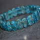 Natural Apatite Bracelet with a cut, Bead bracelet, Moscow,  Фото №1