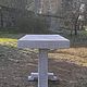 Столик, кресло и т. д. Всё в белом. Столы. Мастерская Громобоевых. Мебель. Ярмарка Мастеров.  Фото №6