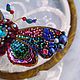 Брошь восточный мотылек. Брошь-булавка. Sofi brooches. Интернет-магазин Ярмарка Мастеров.  Фото №2