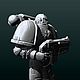 3D модель "Космодесантник MK-7, Space Marine". Игры. СТАЛЬ И ДИДЖИТАЛ. Интернет-магазин Ярмарка Мастеров.  Фото №2