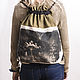 рюкзак в стиле вещмешок с авторской фотограммой, Рюкзаки, Красногорск,  Фото №1