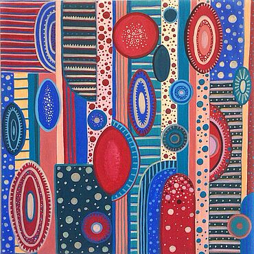 Картины и панно ручной работы. Ярмарка Мастеров - ручная работа Картина из серии Ритмы жизни Начало движения. Handmade.