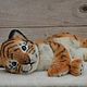 Soft toys: Tiger. Stuffed Toys. Felt toys (rushanatim). My Livemaster. Фото №5