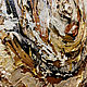 Абстрактная квадратная картина золото на чёрном фоне. Картины. Картины художника  Ларисы Чигириной (larisa-chigirina). Ярмарка Мастеров.  Фото №4