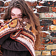 Shawl crochet' Autumn Petersburg ' fishnet friform, Shawls, Moscow,  Фото №1