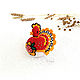 EASTER. Knitting. Easter Chicken. Khokhloma, Easter souvenirs, Novosibirsk,  Фото №1