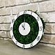 Clock made of stabilized moss d 30 cm, Watch, Belgorod,  Фото №1