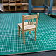 Order Chair for 1/12 Dollhouse. papa-marko. Livemaster. . Doll furniture Фото №3