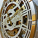 Large wall clock with rotating gears gold. Watch. KancyrevDecoration. My Livemaster. Фото №5