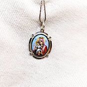 Медальон "Поцелуй", с картины Густава Климта, золото 585 пр