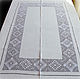Holiday large tablecloth, linen, white embroidery. Tablecloths. EmbroideryINNAI. My Livemaster. Фото №4