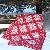 Для дома и интерьера handmade. Livemaster - original item Patchwork quilted double-sided blanket. .. Handmade.