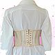  Beige corset top, lace-up bodice. Corsets. silk fairy tale. Online shopping on My Livemaster.  Фото №2