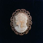 Винтаж: Настенный фарфоровый медальон в раме Галантная сцена Европа 1970 г