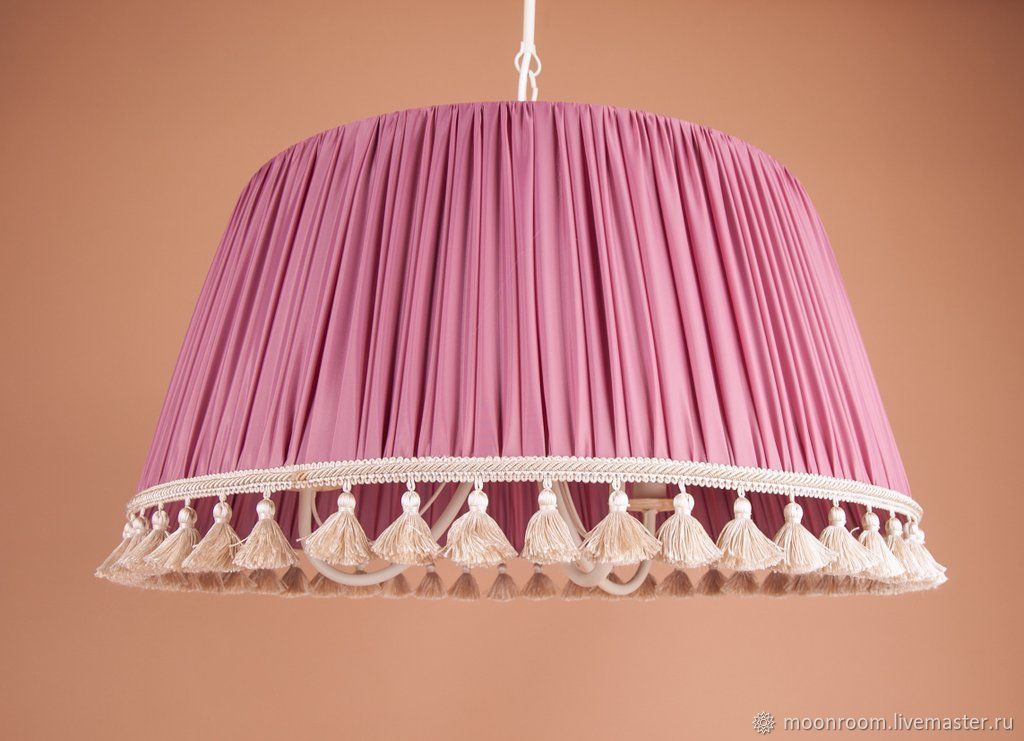 The shade "Classic, cone, pleated, tassels", Lampshades, Moscow, ...