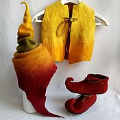 Одежда детская handmade. Livemaster - original item Kit Elf of the autumn forest. Handmade.