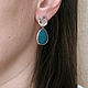 Order Green stone earrings 'Forest wind' green earrings 2021. Irina Moro. Livemaster. . Earrings Фото №3